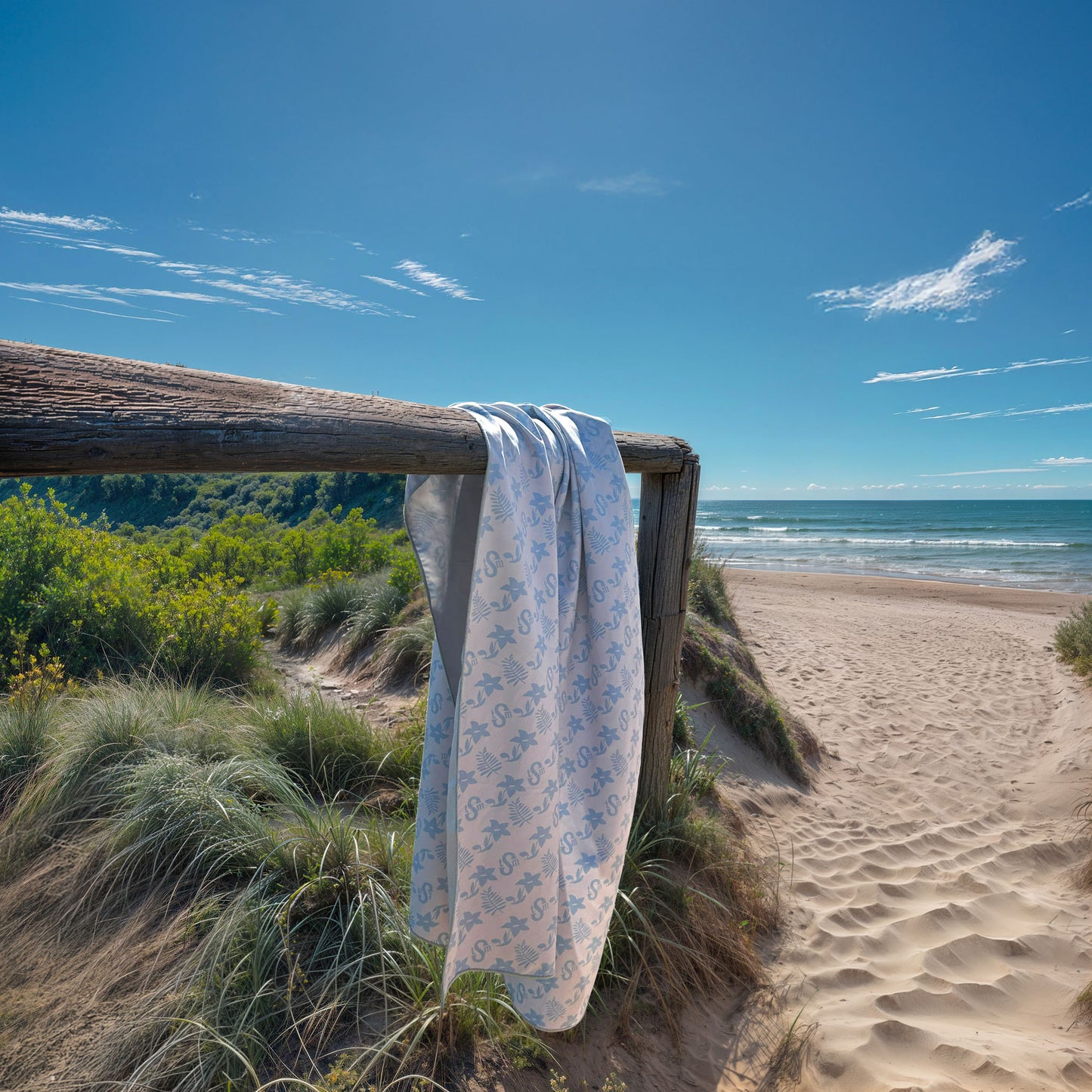 Baby Blue Sand Free Towel