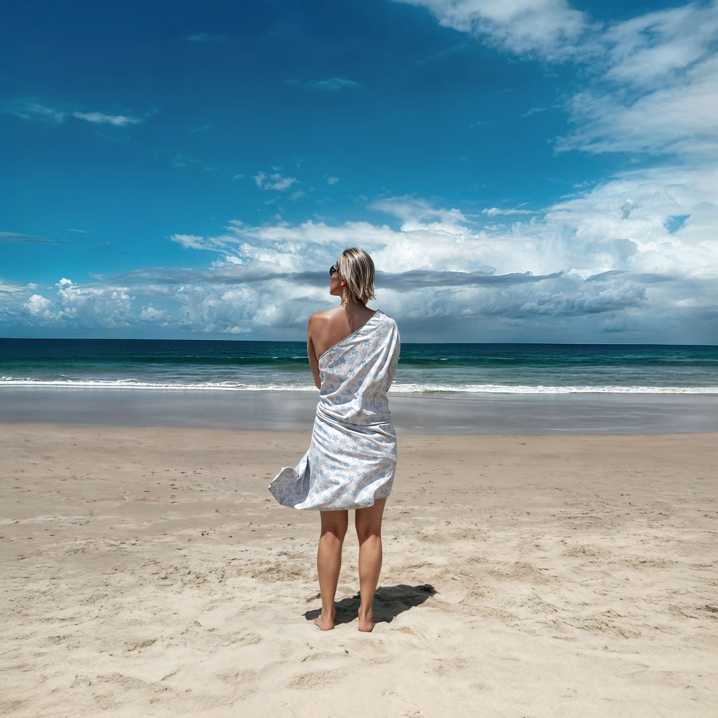 Baby Blue Sand Free Towel